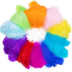 300pcs coloured feathers for sale  Delivered anywhere in UK