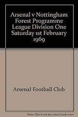 Arsenal nottingham forest for sale  Delivered anywhere in UK