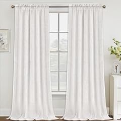 Fantasdecor white curtains for sale  Delivered anywhere in USA 