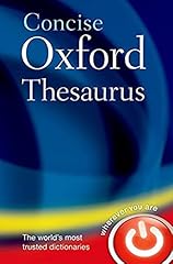 Concise oxford thesaurus for sale  Delivered anywhere in UK