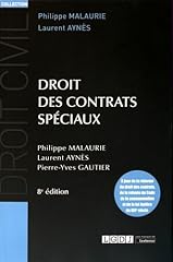 Droit contrats spéciaux d'occasion  Livré partout en France