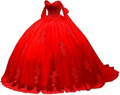 Ftupza shoulder quinceanera for sale  Delivered anywhere in USA 