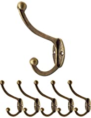 Fuxxer - antique coat hooks, cast iron brass bronze for sale  Delivered anywhere in Ireland