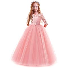 Flower girls lace for sale  Delivered anywhere in USA 