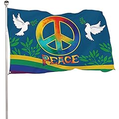Bandiera della pace usato  Spedito ovunque in Italia 