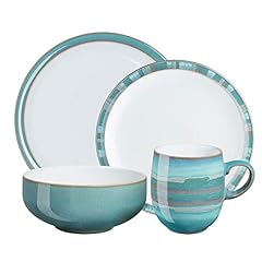 Denby Azure & Coast Mix and Match 4 pc Dinnerware Set, for sale  Delivered anywhere in Canada