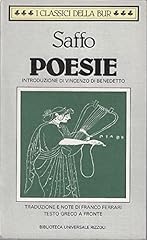 Poesie. testo greco usato  Spedito ovunque in Italia 