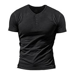 Men slub henleys for sale  Delivered anywhere in UK