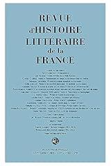 Revue histoire litteraire for sale  Delivered anywhere in UK