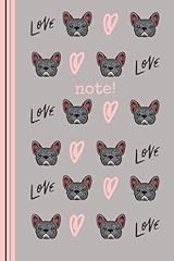 Frenchie love notebook for sale  Delivered anywhere in UK