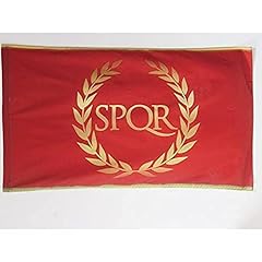 Bandiera impero romano usato  Spedito ovunque in Italia 