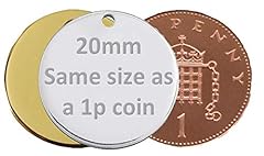 Personalised round engraved for sale  Delivered anywhere in UK