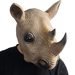 Creepyparty rhino mask for sale  Delivered anywhere in UK