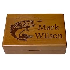 Engraved fishing box for sale  Delivered anywhere in USA 