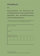 Schießbuch sportschützen beh gebraucht kaufen  Wird an jeden Ort in Deutschland