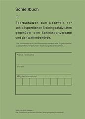 Schießbuch sportschützen beh gebraucht kaufen  Wird an jeden Ort in Deutschland