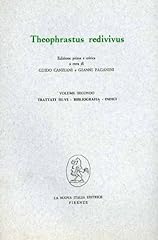 Theophrastus redivivus. vol.ii usato  Spedito ovunque in Italia 