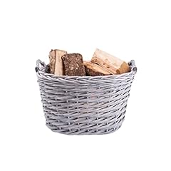Grey wicker wood for sale  Delivered anywhere in UK