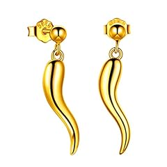 Italian horn earrings for sale  Delivered anywhere in UK