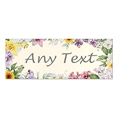 Personalised floral text for sale  Delivered anywhere in UK