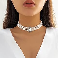 Clataly damen perlenkette gebraucht kaufen  Wird an jeden Ort in Deutschland