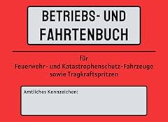 Betriebs fahrtenbuch feuerwehr gebraucht kaufen  Wird an jeden Ort in Deutschland