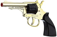 Villa Giocattoli 1550 Pecos - Pistola in Metallo 8 Colpi, Colore Oro, Lunghezza 17 cm usato  Spedito ovunque in Italia 