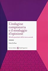 Indagine campionaria sondaggio usato  Spedito ovunque in Italia 