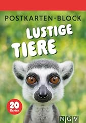 Postkartenblock lustige tiere gebraucht kaufen  Wird an jeden Ort in Deutschland