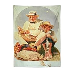 Fishing norman rockwell for sale  Delivered anywhere in USA 