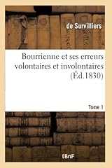 Bourrienne erreurs volontaires d'occasion  Livré partout en France