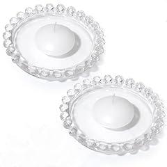 2pcs glass candle for sale  Delivered anywhere in USA 