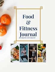 Food fittness journal for sale  Delivered anywhere in UK