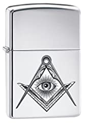 Zippo lighter masonic for sale  Delivered anywhere in USA 