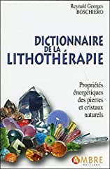 lithotherapie dictionnaire d'occasion  Livré partout en France