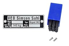Typenschild simson sr2 gebraucht kaufen  Wird an jeden Ort in Deutschland