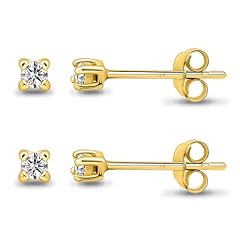 Gold stud earrings for sale  Delivered anywhere in USA 