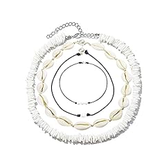 GiantGo Shell Necklace for Women Pearl Choker Necklace for sale  Delivered anywhere in UK