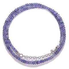 Collana perle tanzanite usato  Spedito ovunque in Italia 