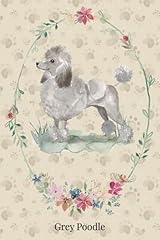 Grey poodle notebook for sale  Delivered anywhere in UK