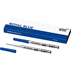 Montblanc "Royal Blue" 124491 Kugelschreiber Ersatzminen gebraucht kaufen  Wird an jeden Ort in Deutschland