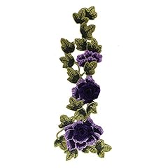 Rose applique broderie d'occasion  Livré partout en France