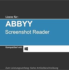 Lizenz abbyy screenshot gebraucht kaufen  Wird an jeden Ort in Deutschland