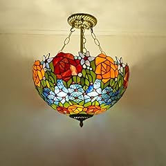 Lampadario stile tiffany usato  Spedito ovunque in Italia 