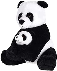 Plush Super Soft Mum & Baby Panda Cuddly Toy Seated for sale  Delivered anywhere in UK