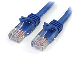 StarTech.com Cat5e Ethernet Cable2 ft - Blue - Patch Cable - Snagless Cat5e Cable - Short Network Cable - Ethernet Cord - Cat 5e Cable - 2ft for sale  Delivered anywhere in Canada
