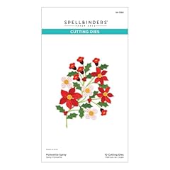 Spellbinders poinsettia spray for sale  Delivered anywhere in USA 