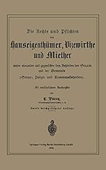 Rechte pflichten hauseigenthü gebraucht kaufen  Wird an jeden Ort in Deutschland