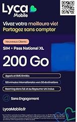 Scheda sim lycamobile usato  Spedito ovunque in Italia 
