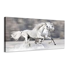 Luxhomedecor cavalli bianchi usato  Spedito ovunque in Italia 